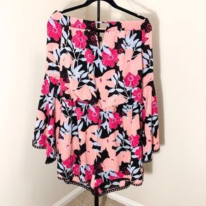 🌹SOLD 🌹 Floral off the shoulder romper